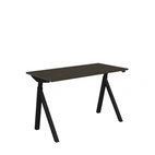 Höj och sänkbart skrivbord, El, 1200x600 mörk ask/svart