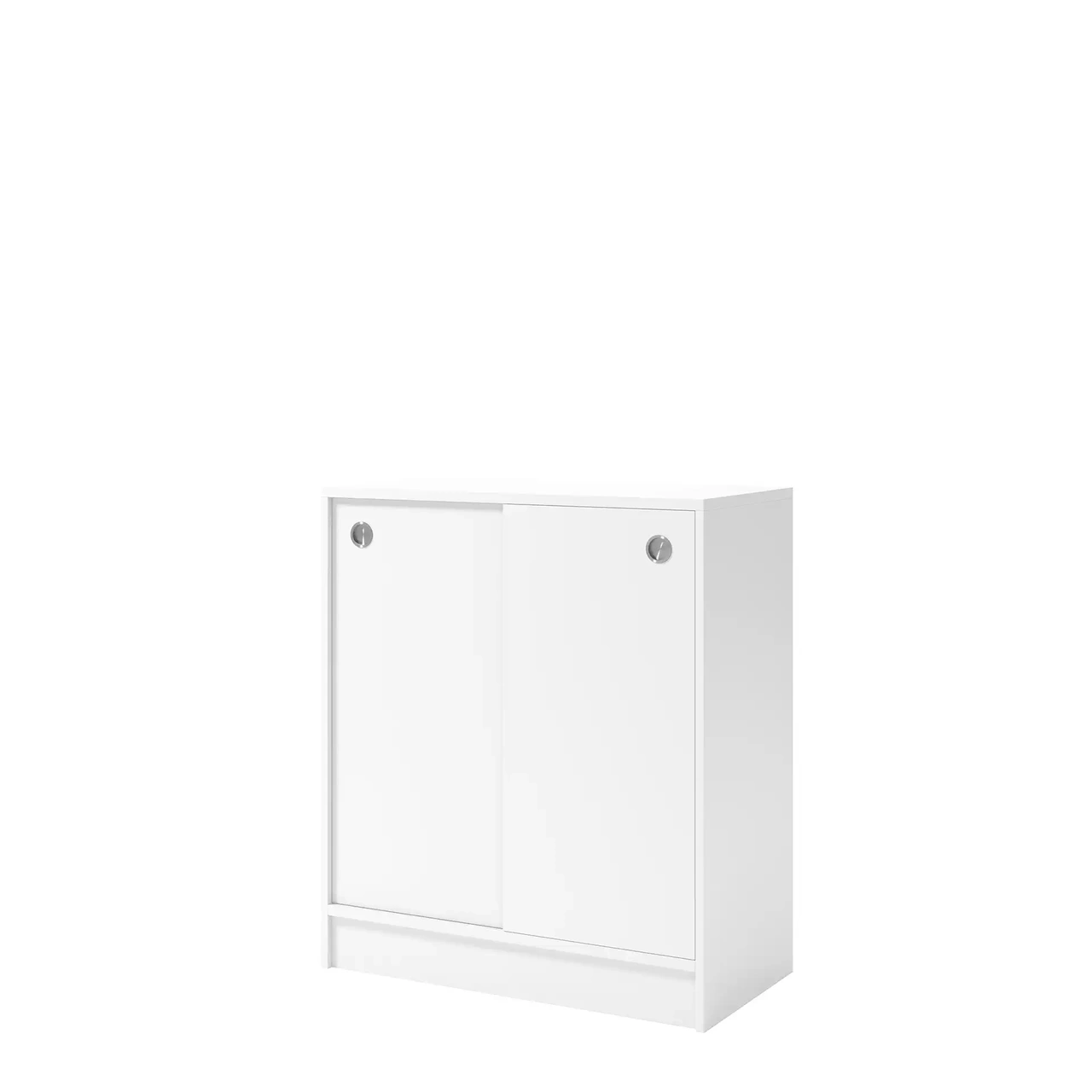 Skåp med skjutdörrar vit, 805 x 925mm