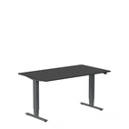 Höj och sänkbart skrivbord, 1400x800mm, svart/antracit