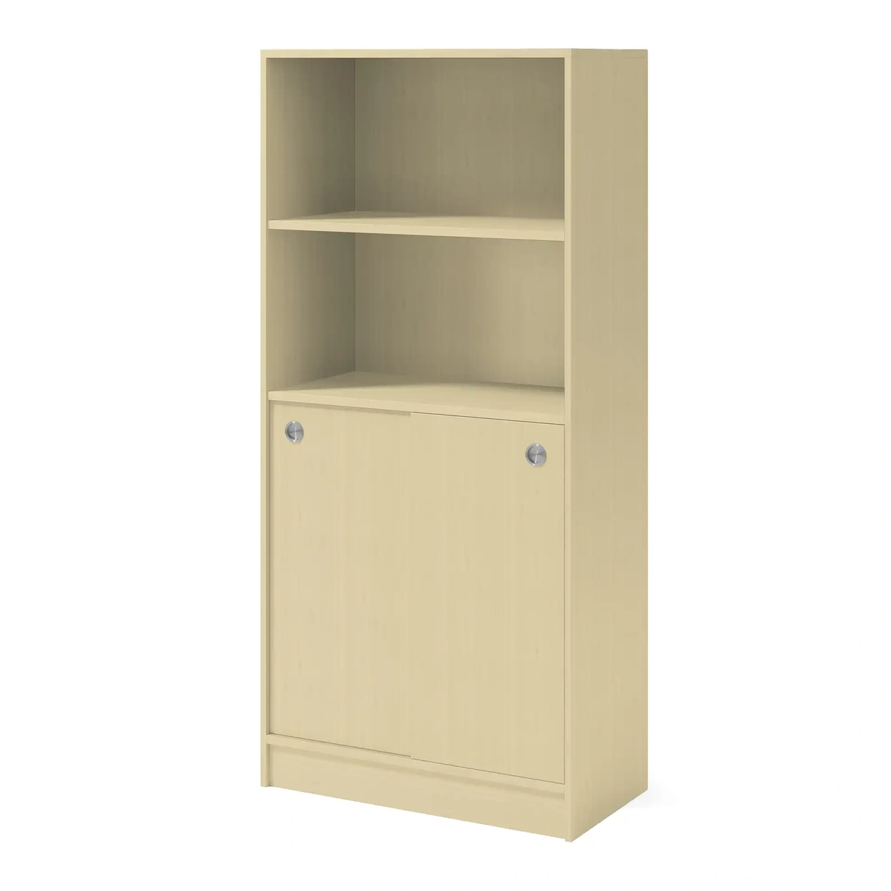 Skåp, björk, 2x skjutdörrar/2x öppet, 805 x 1725mm