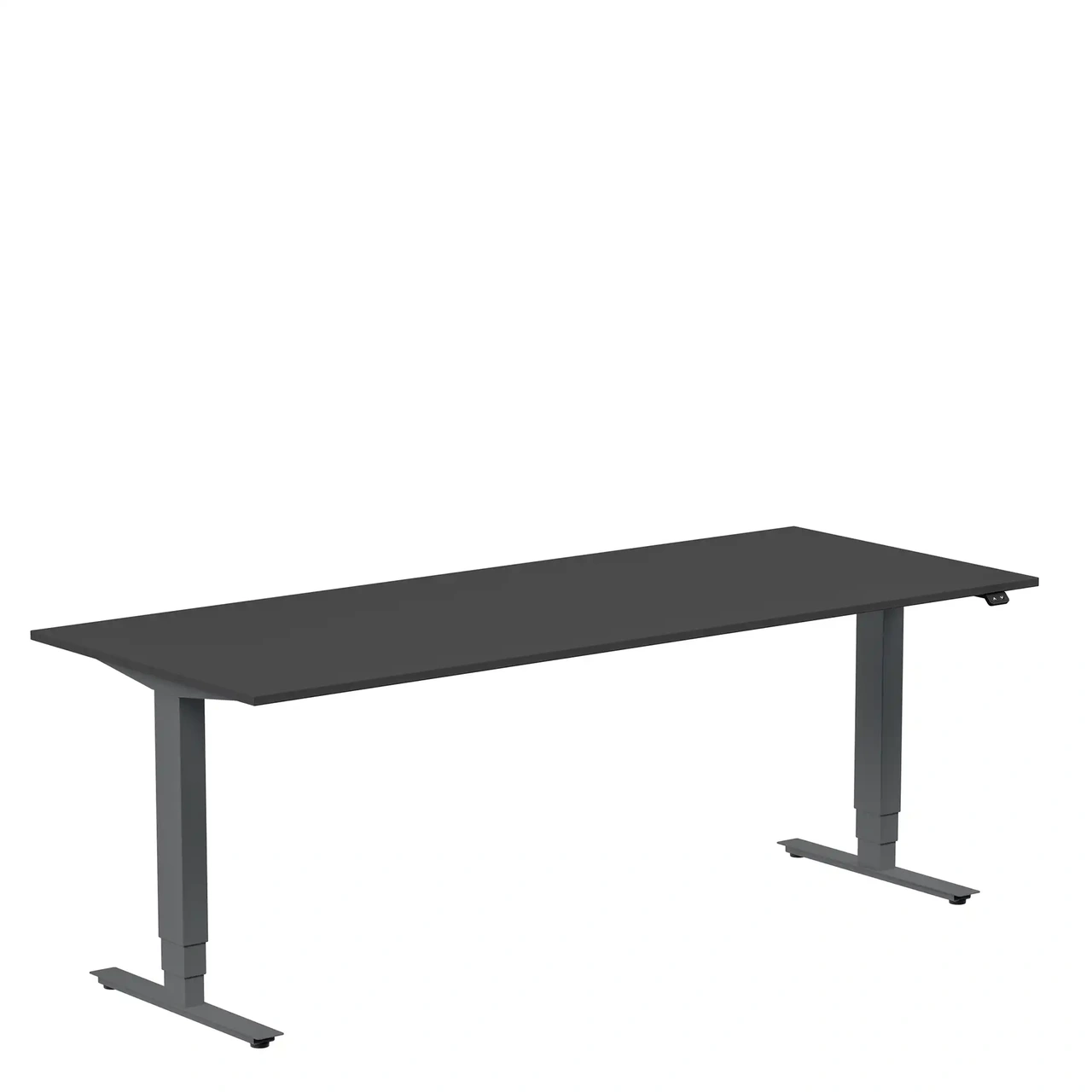 Höj och sänkbart skrivbord, 2000x800mm, svart/antracit