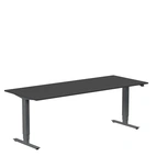 Höj och sänkbart skrivbord, 2000x800mm, svart/antracit