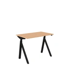 Höj och sänkbart skrivbord, El, 1000 x 600mm, bok/svart