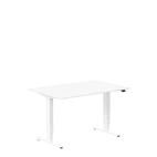 Höj och sänkbart skrivbord, 1200x600mm, vit/vit