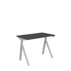 Höj och sänkbart skrivbord, El, 1000x600mm, mörkgrå/silver