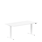 Höj och sänkbart skrivbord, 1600x800mm, vit/vit