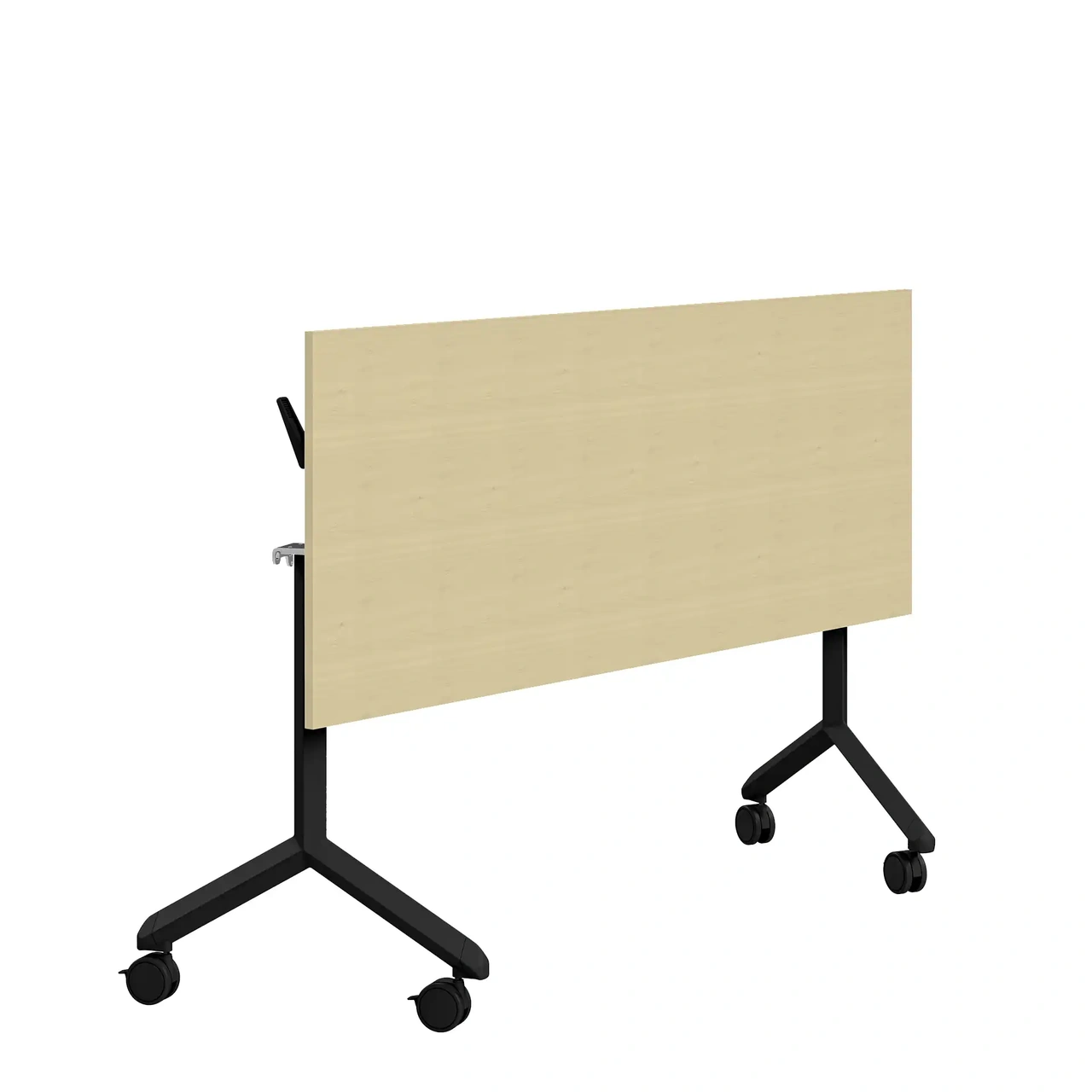 Fällbart bord, Tilt, 1600 x 600mm, björklaminat/svart