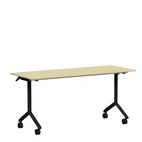 Fällbart bord, Tilt, 1600 x 600mm, björklaminat/svart