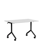 Fällbart bord, Tilt, 1400 x 800mm, ljusgrå laminat/svart