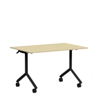 Fällbart bord, Tilt, 1400 x 800mm, björklaminat/svart
