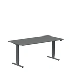 Höj och sänkbart skrivbord, 1600x800mm, mörkgrå/antracit