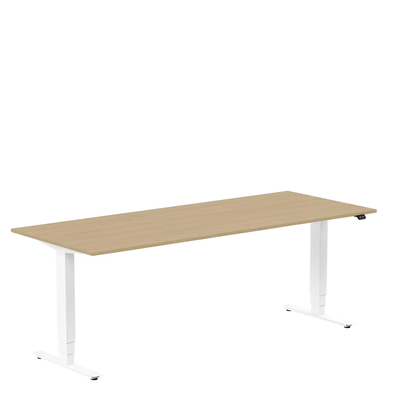 Höj och sänkbart skrivbord, 2000x800mm, ek/vit