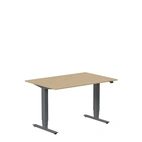 Höj och sänkbart skrivbord, 1200x800mm, ek/antracit