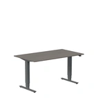 Höj och sänkbart skrivbord, 1400x800mm, mörk ask/antracit