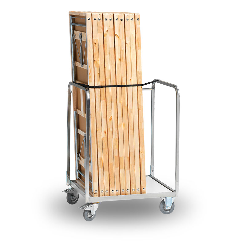 Bordsvagn rektangulära bord, 970x760x1310