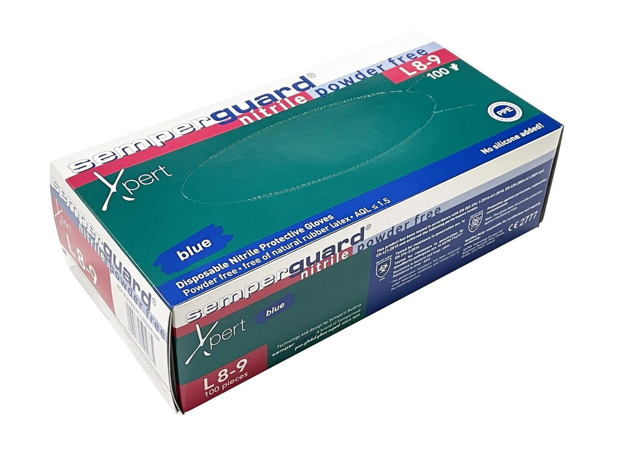 ENGÅNGSHANDSKE NITRIL PUDERFRI, XPERT STL. XL