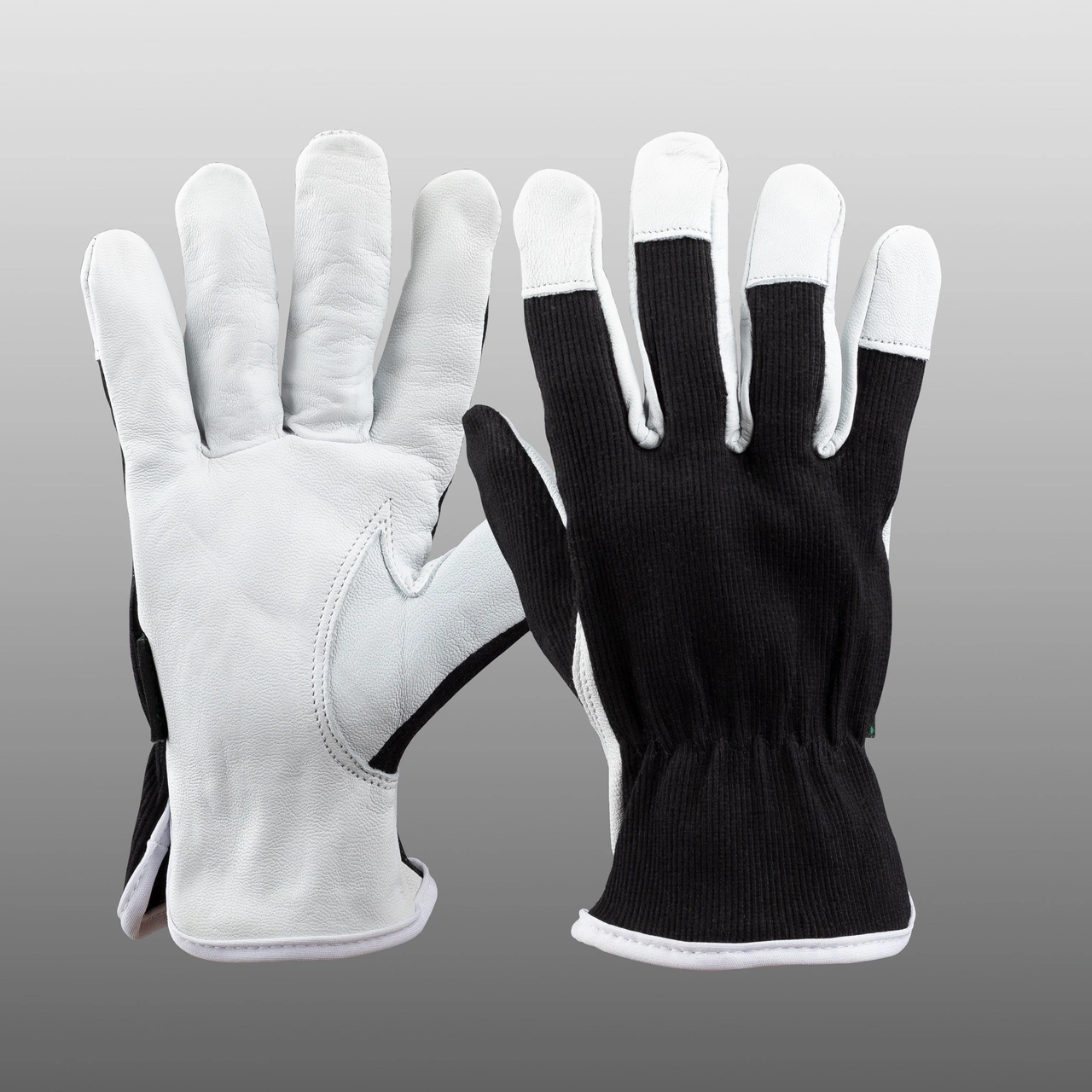 MONTAGEHANDSKE BASIC, GETNARV/BOMULL STL. L/9 12pack