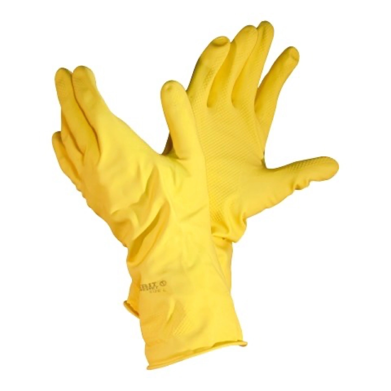 LATEX HANDSKE MED FLOCKAD, INSIDA  STL. XL/10 12pack