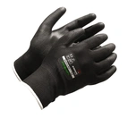 MONTAGEHANDSKE PU SVART, STL. L/9 12pack