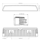 ARBETSBELYSNING TYRI VL6 1000, LED, 9-60 V SYMMETRISK