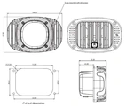 ARBETSBELYSNING TYRI WIDE SYMMETRISK, LED, 9-60V, INFÄLLNAD