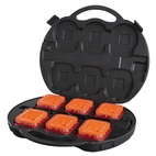 VARNINGSLJUS 6 st REKTANGULÄRA, UPPLADDNINGSBAR ORANGE LJUS