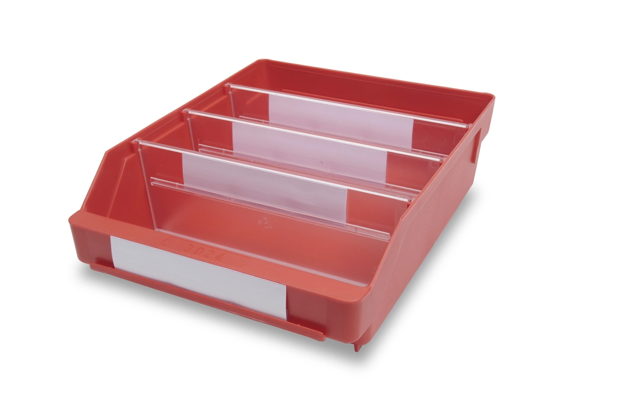 Lagerlåda 300x240x95 Röd 15 st