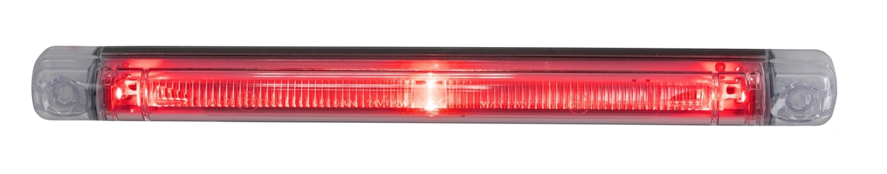 BREDDMARKERING BAK LED RÖD 24V, KLAR LINS
