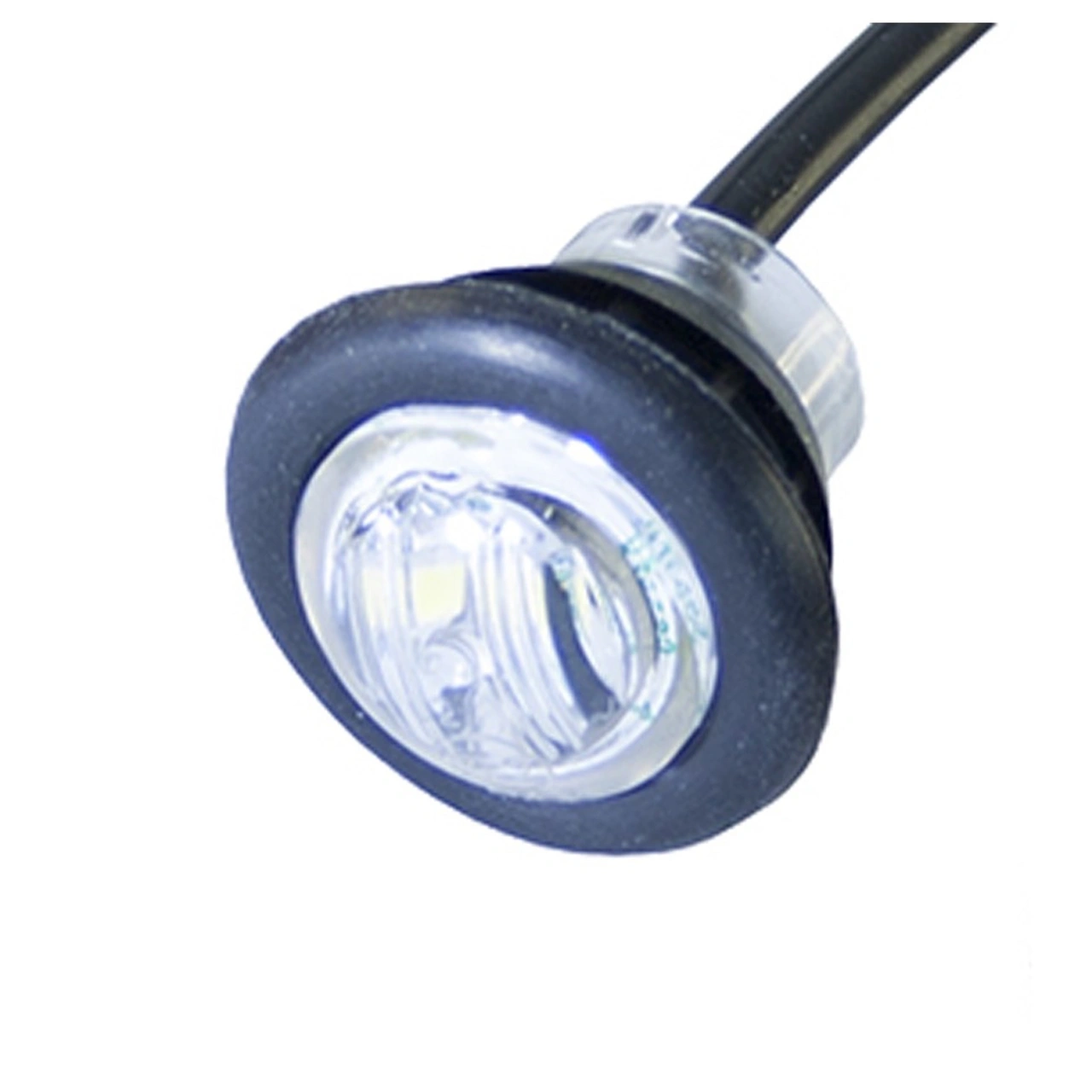 POSITIONSLAMPA VIT, LED, RUND 28 mm 12-24V