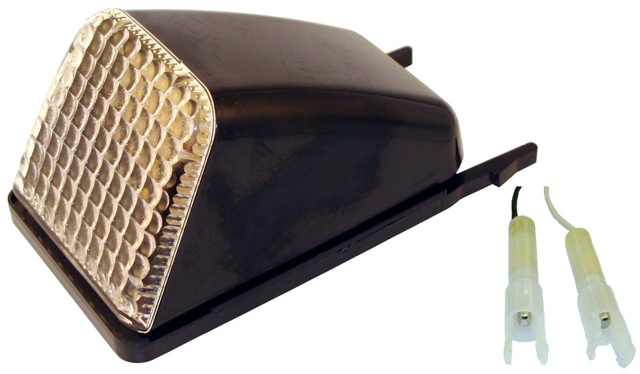 TOPPLAMPA VIT, LED, SNÄPPFÄSTE