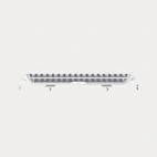 LJUSRAMP OZZ DRB1 P20", VIT DUBBELRADIG