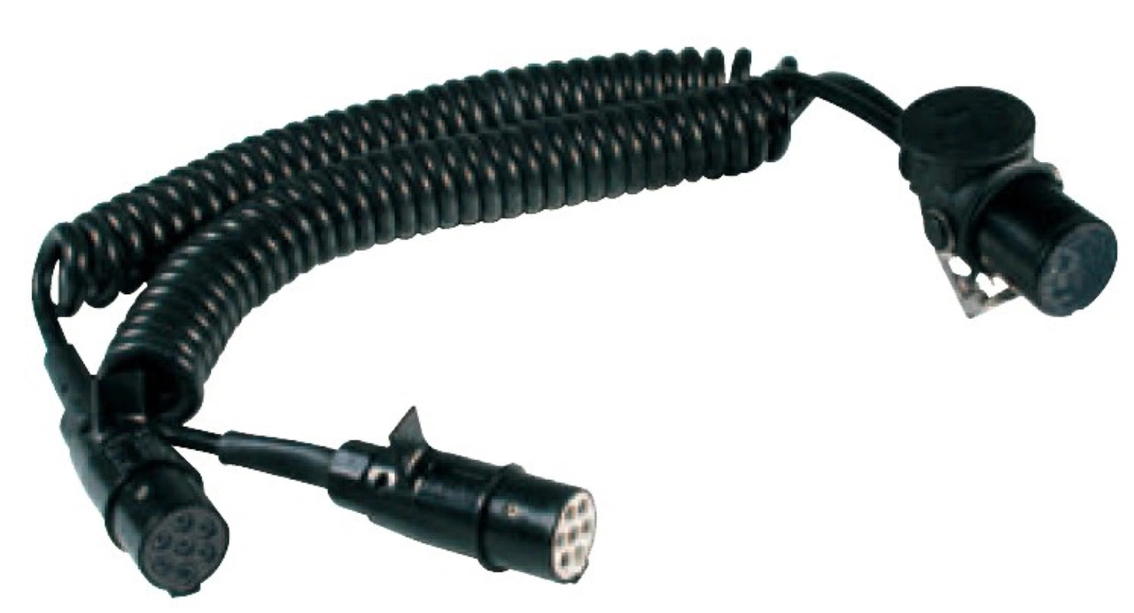 KABELSPIRAL ADAPTER 15 POL -, 2x7-POL 3.5m PUR PLAST
