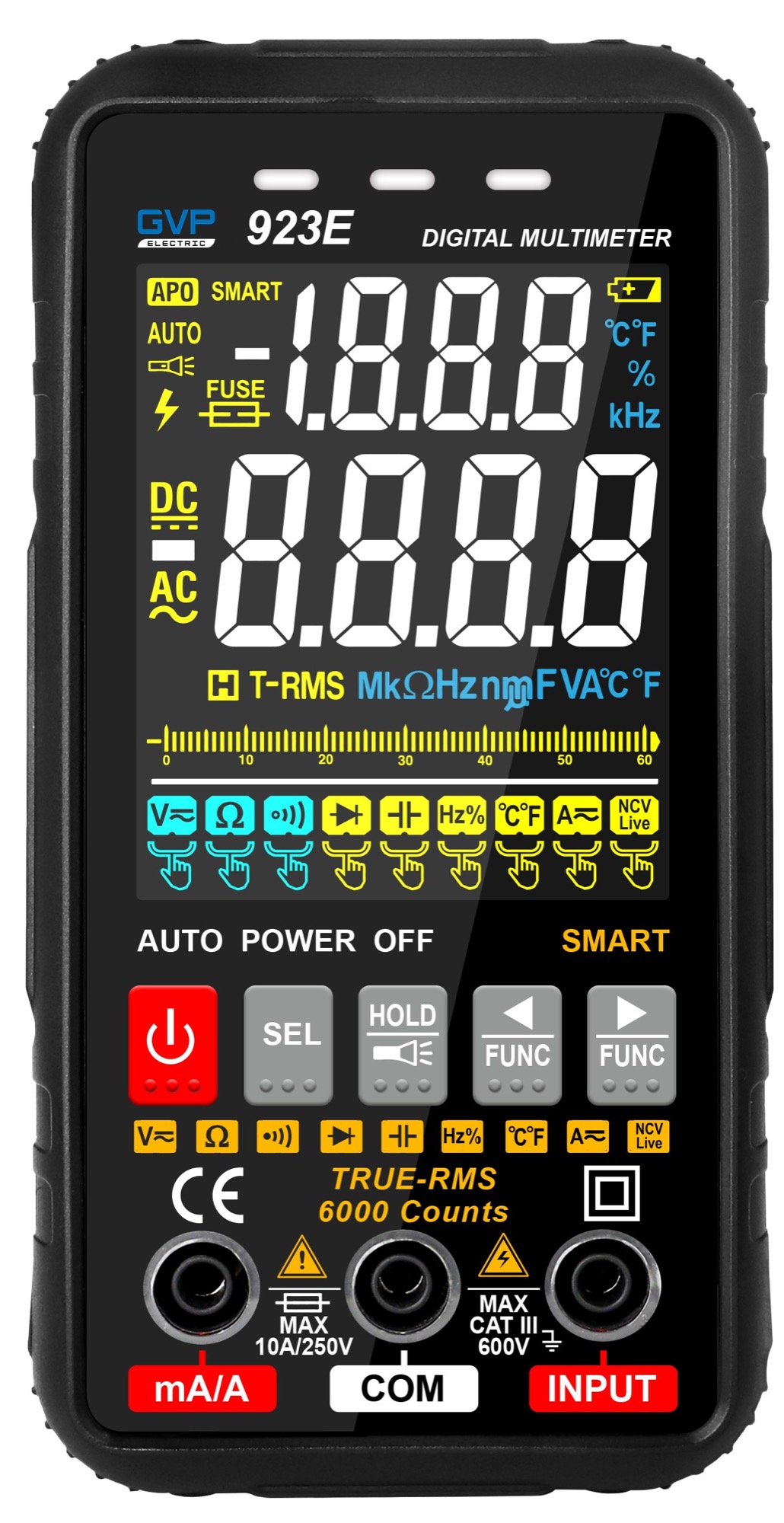 DIGITAL MULTIMETER, AUTO RANGE
