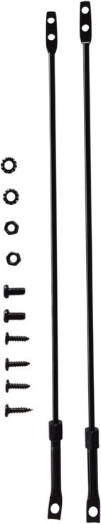 EXTRALJUSSTAG FLEXTRA, RUNDA, SVARTA 2-PACK