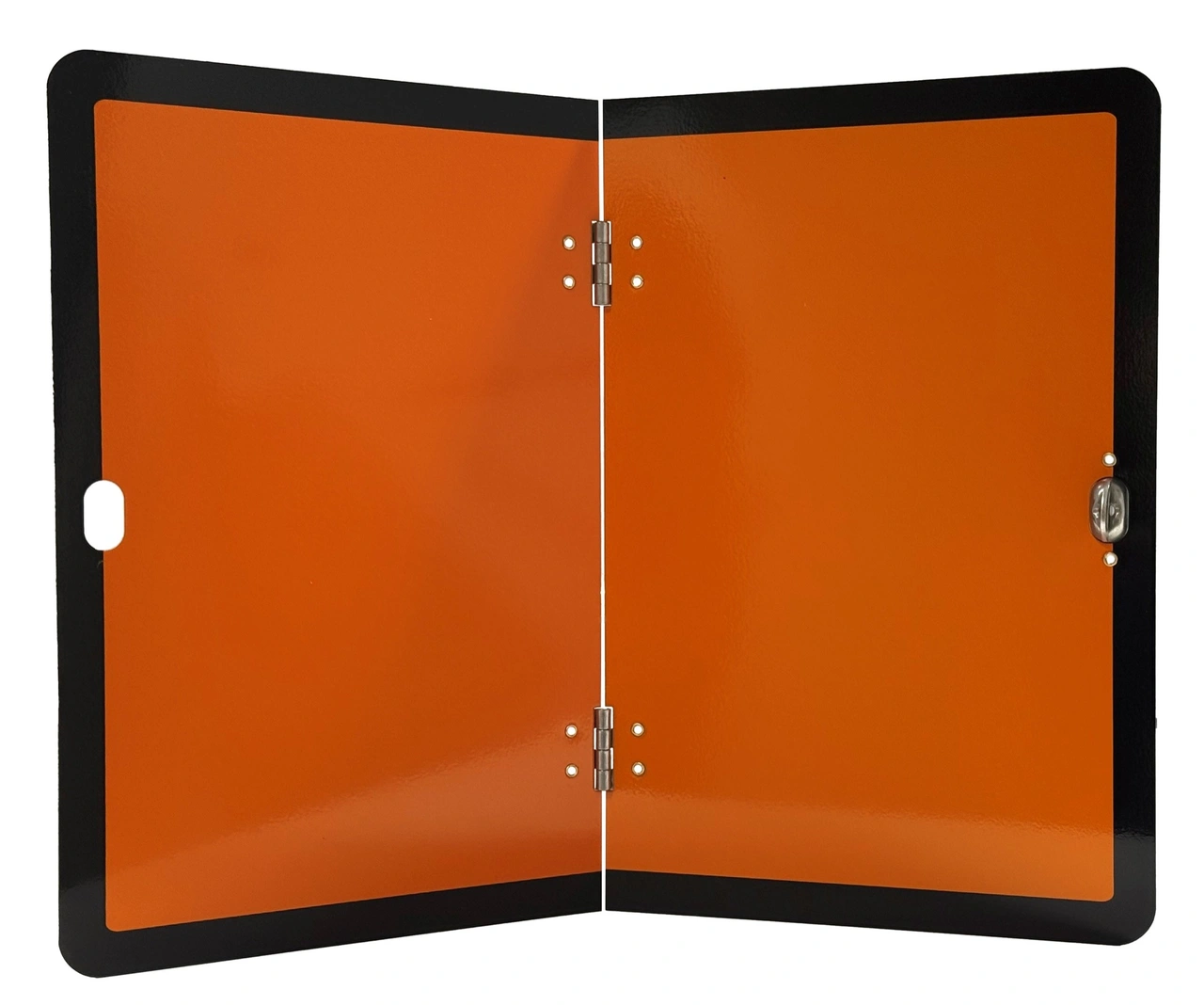 SKYLT FARLIGT GODS VIKBAR, ROSTFRI 400 x 300 x 1 mm