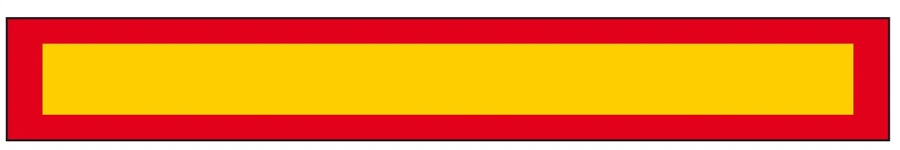 REFLEXSKYLT SLÄP 1130X196MM, SJÄLVHÄFTANDE 1 ST, ECE 70-1