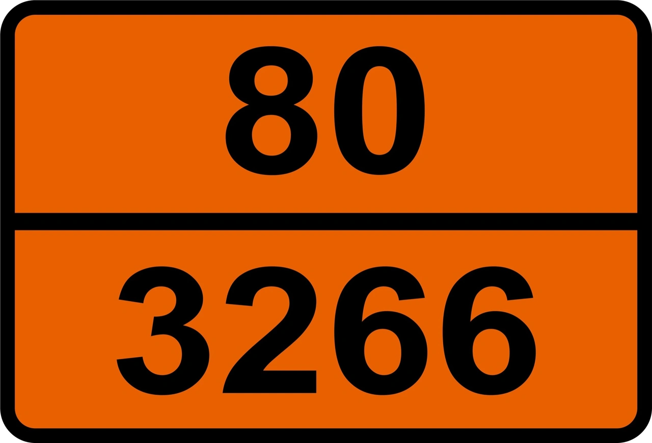 ADR-SKYLT 80/3266 FRÄTANDE BASISK OORGANISK, 300x400 mm RF