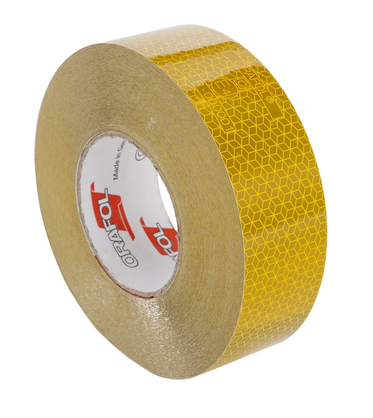 REFLEXTEJP GUL, ECE-104, 50mm x 50m, FÖR SKÅP