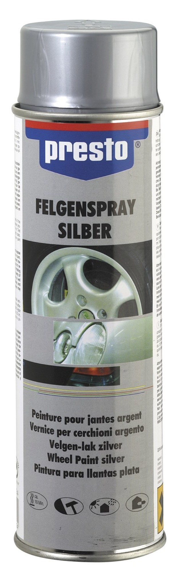 FÄLGFÄRG SILVER 500 ML