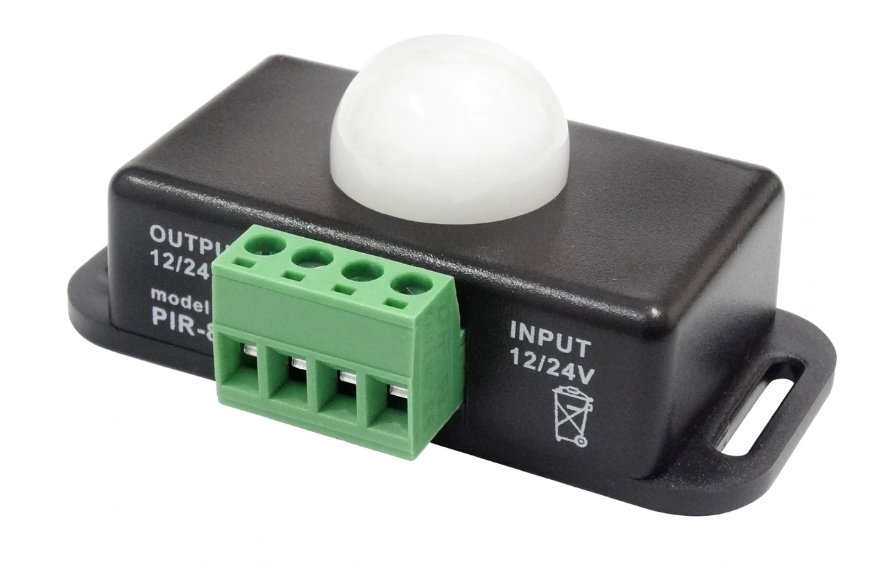 RÖRELSESENSOR IR, 12-24V
