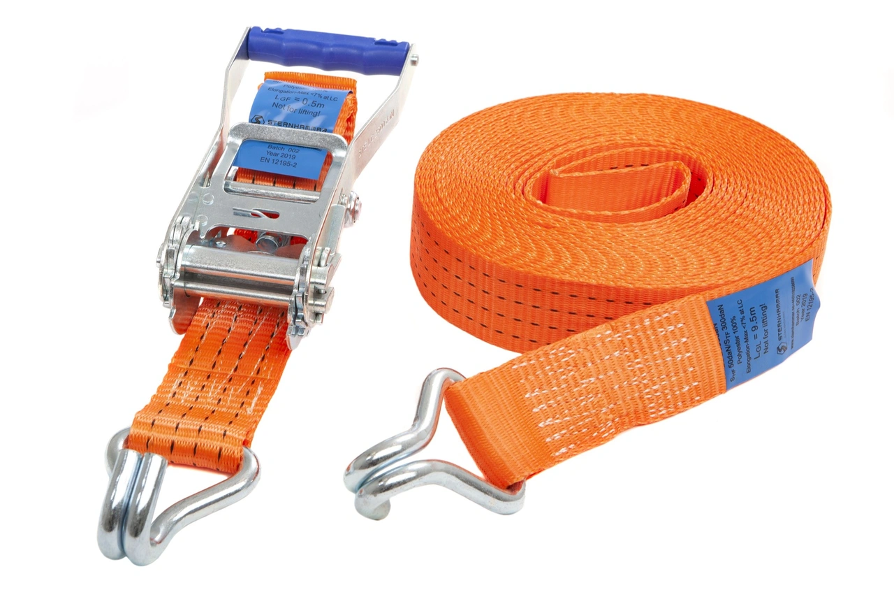 SPÄNNBAND LC1600, 9.5+0.5m, 50mm, DUBBEL J-KROK