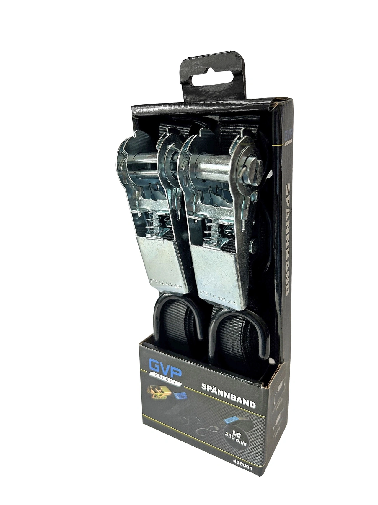 SPÄNNBAND LC250, 2st 4.5+0.5m, 25mm, S-KROK