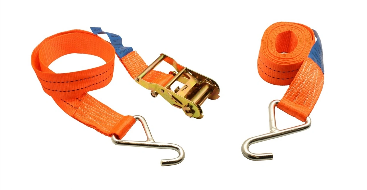 SPÄNNBAND FLATKROK 8mm, LC400, 3+1m, ORANGE, LITEN 10pack