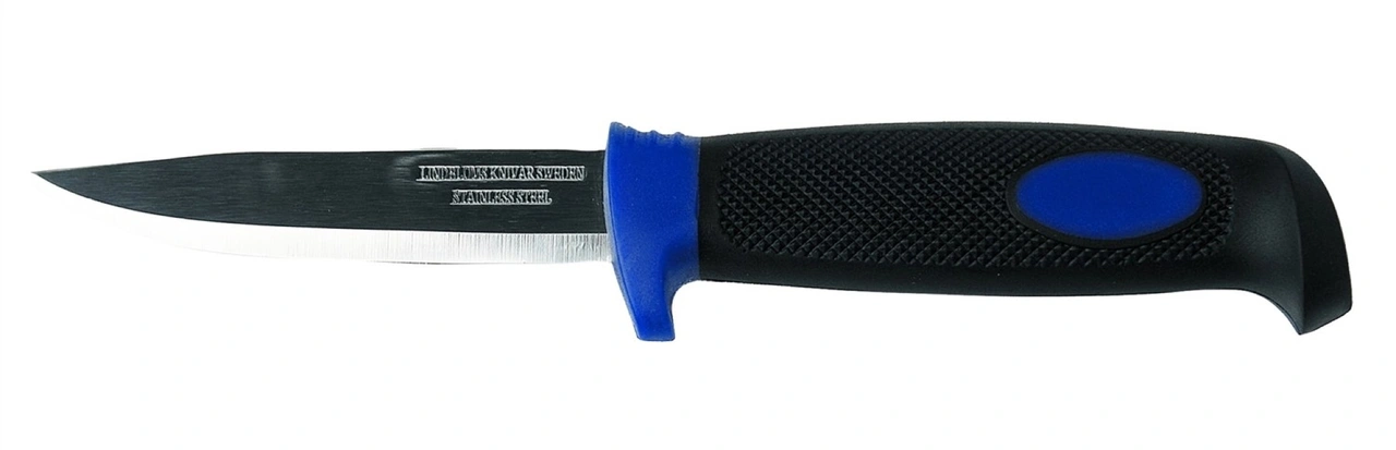 HANTVERKARKNIV, ROSTFRI MED GUMMIHANDTAG