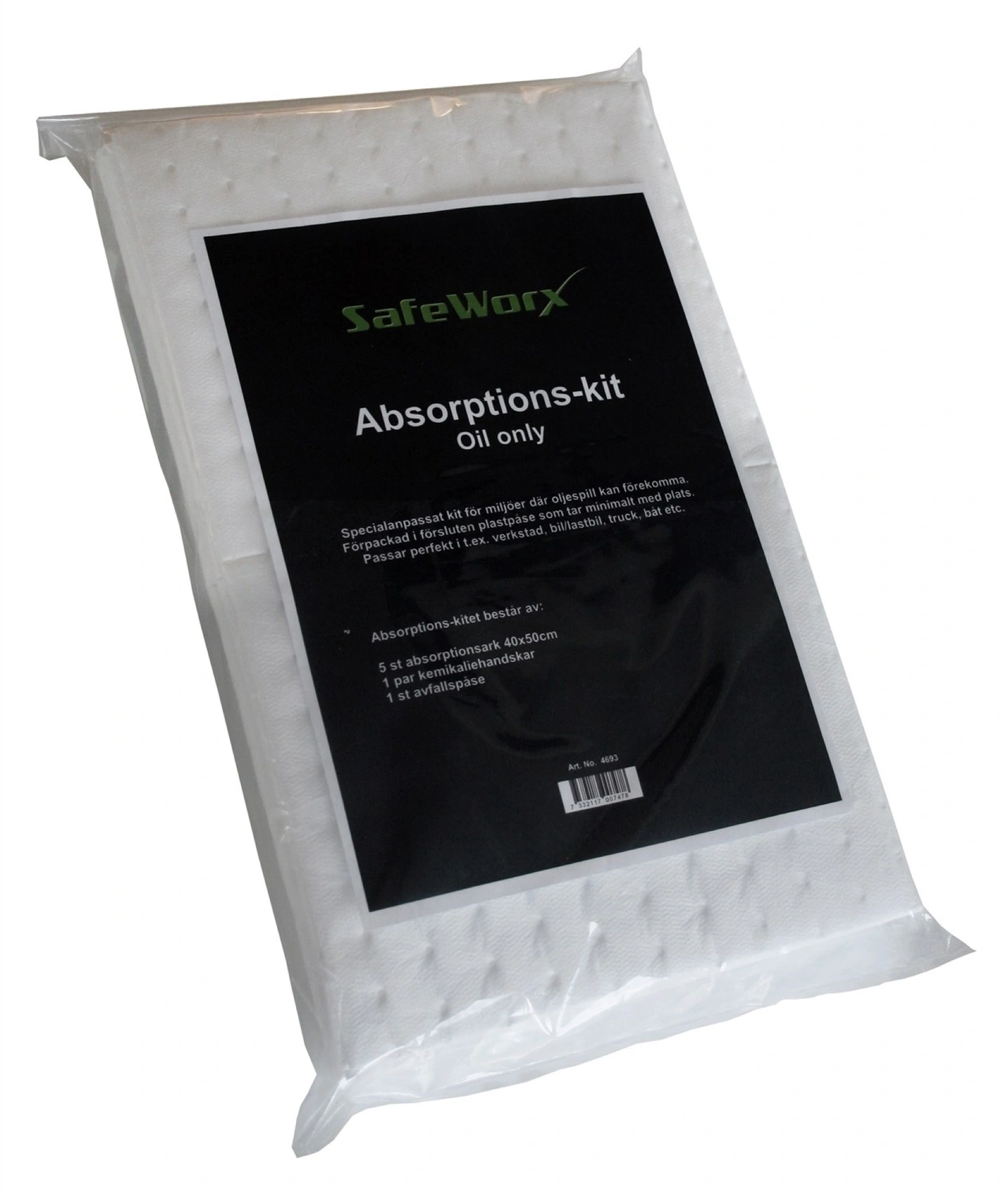 SPILLKIT 5L OIL ONLY, SAFEWORX