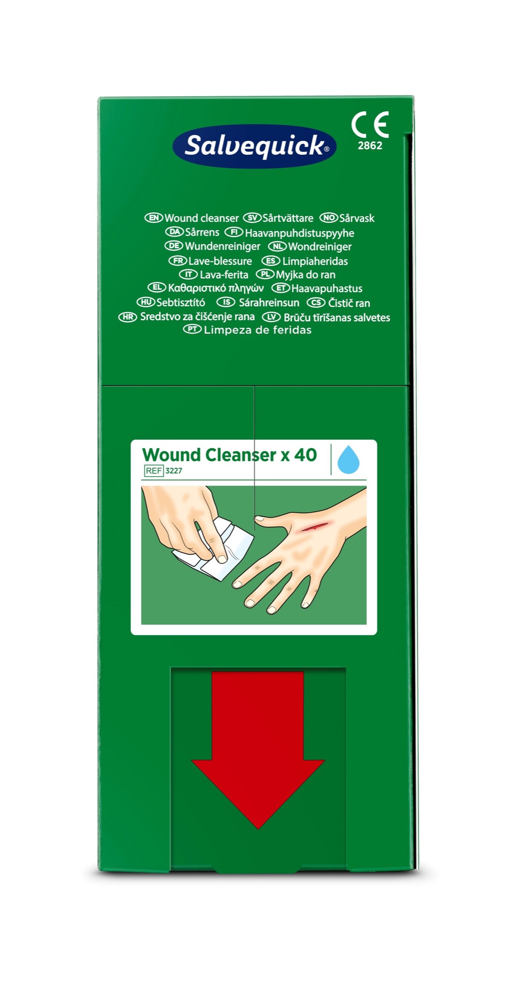 SAVETT SÅRTVÄTT 40ST REFILL, CEDERROTH (3227)