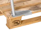 Säckhållare, EUR-pall