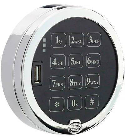 Elkodlås 1+99 koder, loggmöjlighet, tidsfördröjning