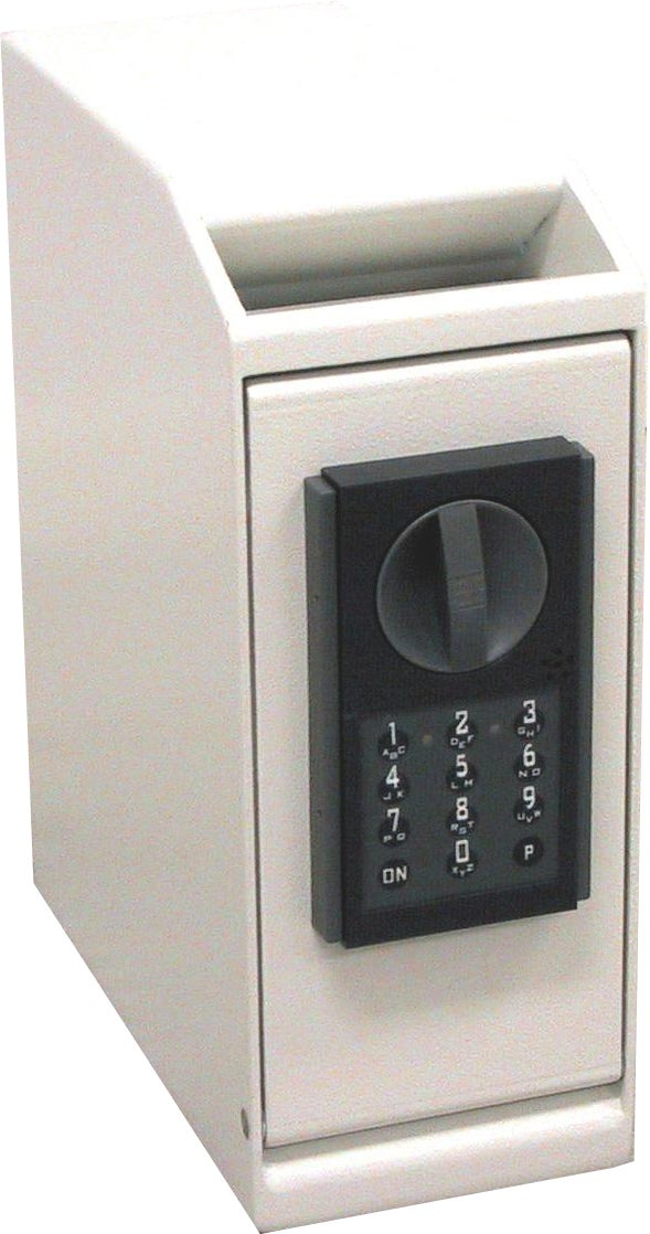 Rånskyddsbox med tidsfördröjningslås, Mauerlås