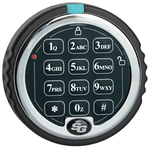 Elkodlås 1+9 koder inkl batteri